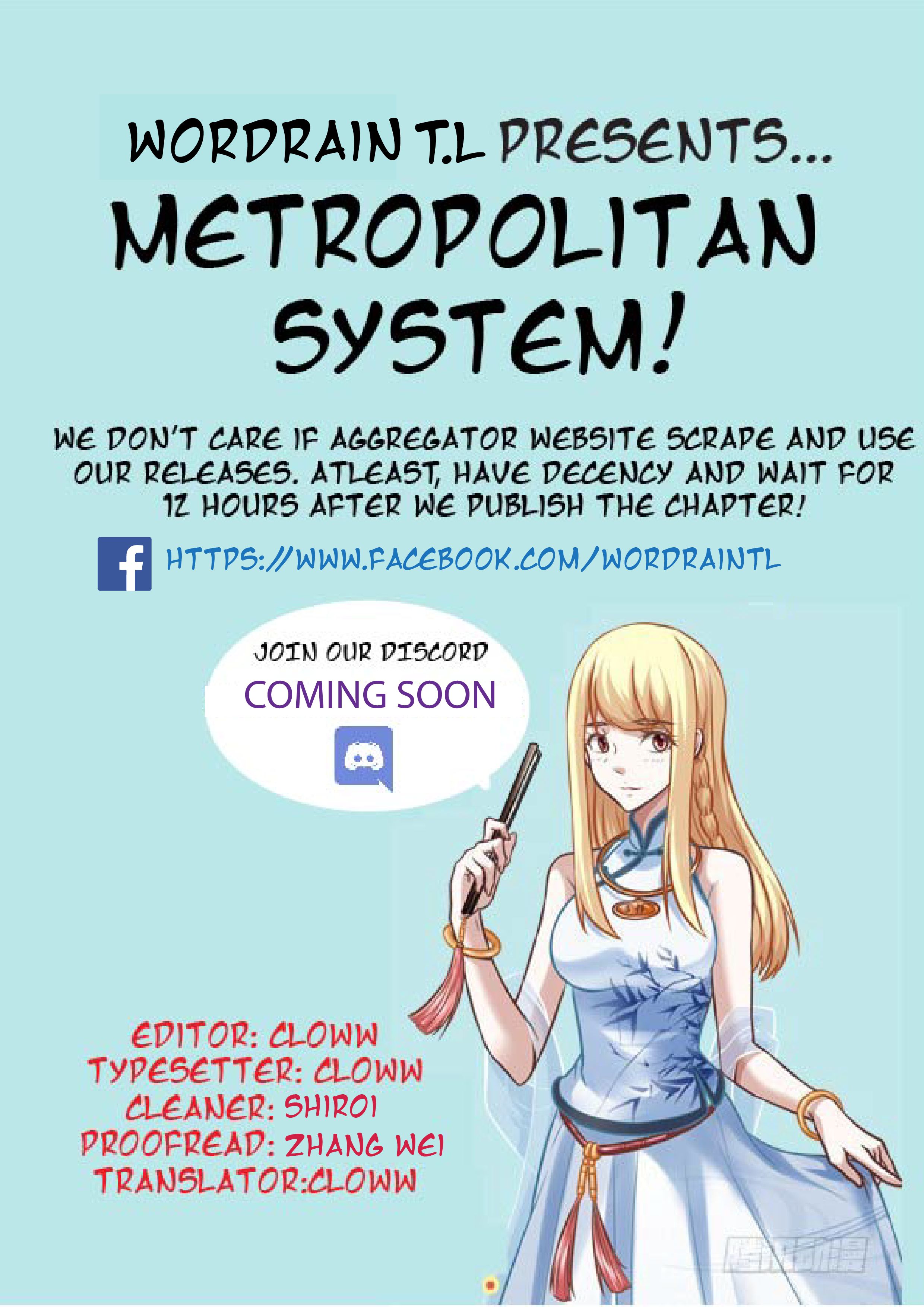 Metropolitan System Chapter 1 2